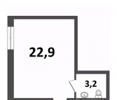 офис 26 кв м, этаж 1/9 Октябрьская улица, 5Б