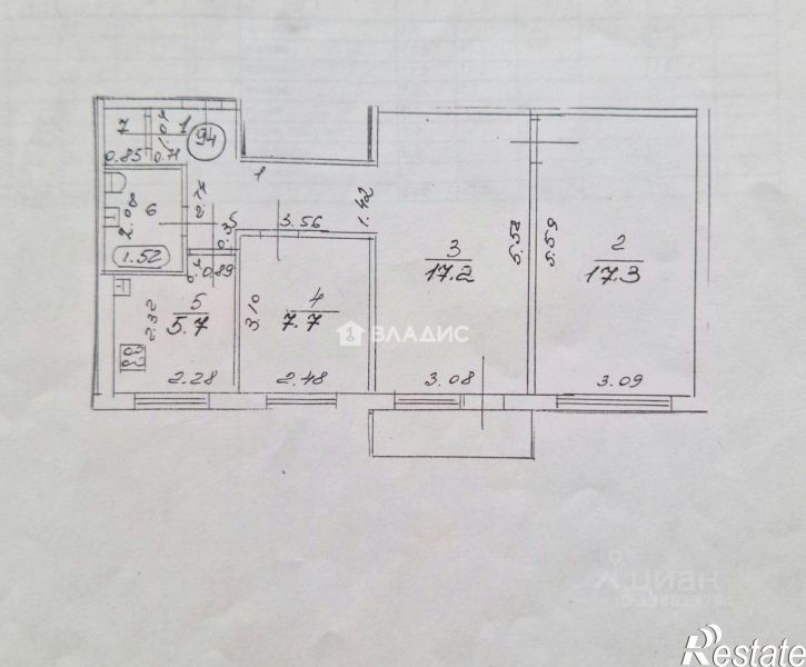 3-комн квартира ул Маяковского, 32,  д. 32