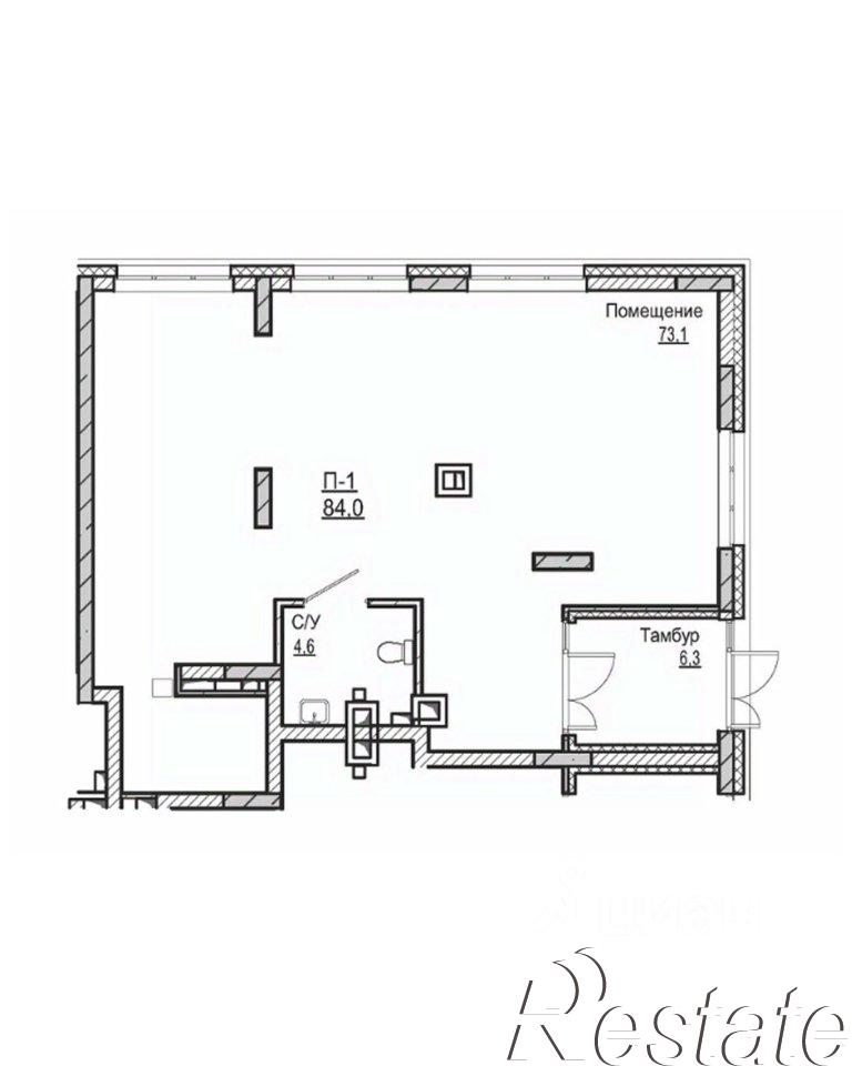 Купить офис, помещение под офис за 8 884 260 рублей на улица Маяковского, 35