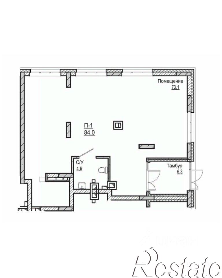 Купить офис, помещение под офис за 13 490 100 рублей на улица Маяковского, 35